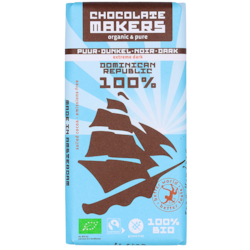 Chocolatemakers Tres Hombres Extreem Pure Chocolade 100% - 80g