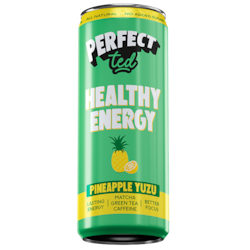 PerfectTed Matcha Green Tea Energy Pineapple Yuzu - 250ml