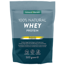 Holland & Barrett 100% Natural Whey Protein Banana - 500g