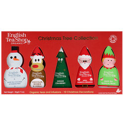English Tea Shop Christmas Characters - 10 theezakjes