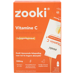 Zooki Vitamine C Vloeibare Sachets – 14 Sachets