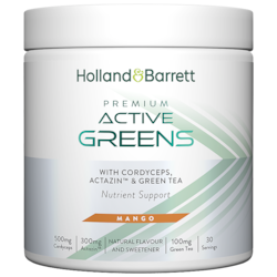Holland & Barrett Premium Active Greens Mango - 300g