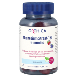 Orthica Magnesiumcitraat 150mg – 30 gummies