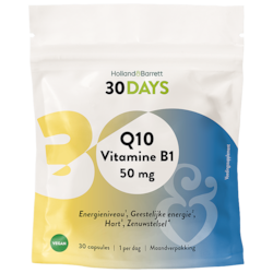 Holland & Barrett 30DAYS Q10 Vitamine B1 50mg - 30 capsules