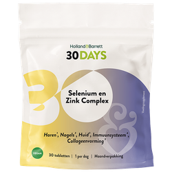 Holland & Barrett 30DAYS Selenium En Zink Complex - 30 tabletten
