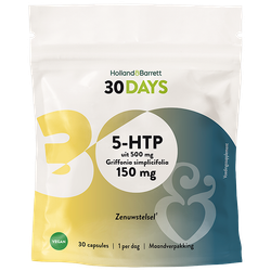 Holland & Barrett 30DAYS 5-HTP 150mg Uit 500mg Griffonia Simplicifolia - 30 capsules
