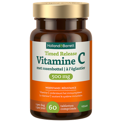 Holland & Barrett Timed Release Vitamine C 500mg met Rozenbottel - 60 tabletten