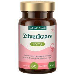 Holland & Barrett Zilverkaars 40mg - 60 tabletten