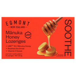 Egmont Manuka Honey Zuigtabletten – 8 stuks