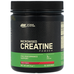 Optimum Nutrition Micronised Creatine Powder Fruit Punch - 247,5g