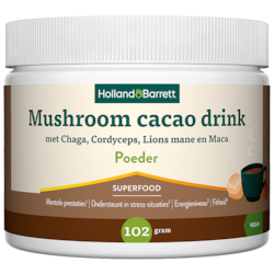 Holland & Barrett Mushroom Cacao Poeder Drink - 102g