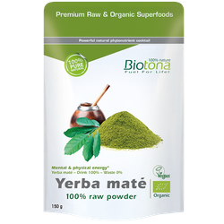 Biotona Yerba Maté 100% Raw Poeder - 150g