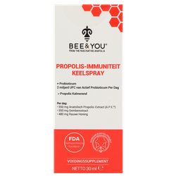 BEE&YOU Propolis-Immuniteit Keelspray - 30 ml
