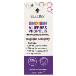 BEE&YOU Vlierbes Propolis Keelspray Kinderen - 30 ml