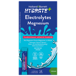 Holland & Barrett Hydrate+ Elektrolyten Magnesium - 14 sticks