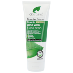 Lotion pour la peau Dr. Organic à l'Aloe Vera 200 ml