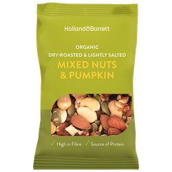 Holland & Barrett Notenmix Walnoot, Amandel, Cashew & Pompoenpit BIO - 35g