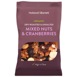 Holland & Barrett Notenmix met Cranberries Ongezouten BIO - 35g