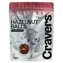 Cravers Cacao Hazelnut Balls - 60g