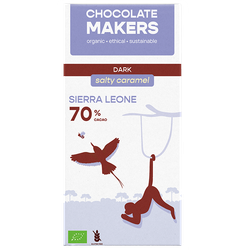 Chocolatemakers Sierra Leone Puur 70% Salty Caramel - 80g