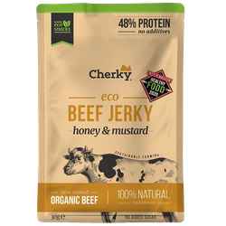 Cherky Beef Jerky Honey & Mustard – 30g