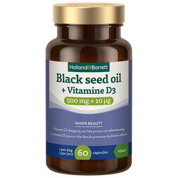 Holland & Barrett Black Seed Oil + Vitamine D3 - 60 capsules