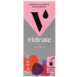 ViDrate Aardbei- en Zwarte Bessensmaak - 12 sachets