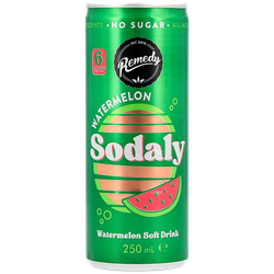 Remedy Sodaly Watermelon Soft Drink - 250ml