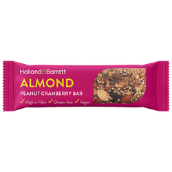 Holland & Barrett Almond Peanut Cranberry Bar - 45g