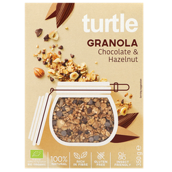 Turtle Granola Chocolade & Hazelnoot - 350g