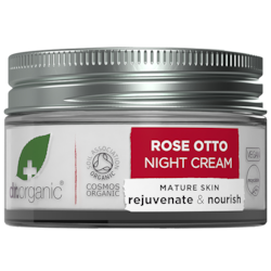 Dr. Organic Roos Nachtcrème - 50ml