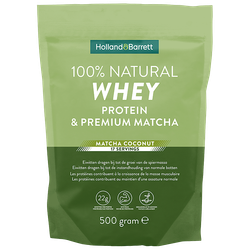 Holland & Barrett 100% Natural Whey Protein & Premium Matcha - 500g