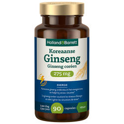 Holland & Barrett Koreaanse Ginseng 275mg - 90 capsules