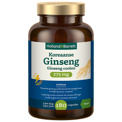 Holland & Barrett Koreaanse Ginseng 275mg - 180 capsules