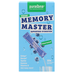 Purasana Memory Master Superfood Hydration - 10 sticks