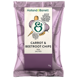Holland & Barrett Carrot & Beetroot Chips - 16g