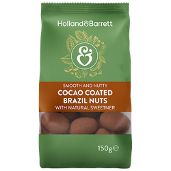 Holland & Barrett No Added Sugar Milk Chocolate Brazil Nuts - 150g