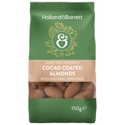 Holland & Barrett No Added Sugar Milk Chocolate Almonds - 150g