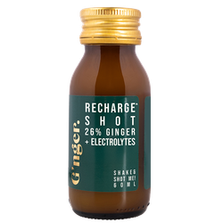 G’nger Recharge Shot 26% Gembersap + Elektrolyten - 60ml
