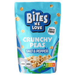 BitesWeLove Crunchy Peas Sea Salt & Black Pepper - 100g