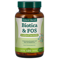 Holland & Barrett Biotica & FOS 3 miljard bacteriën - 120 capsules