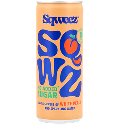Sqweez White Peach Soda - 250ml
