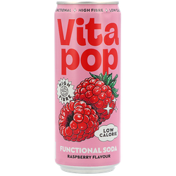 Vita Pop Raspberry Soda - 330ml