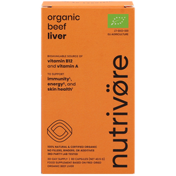 Nutrivore Biologische Runderlever - 90 capsules