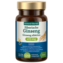 Holland & Barrett Siberische Ginseng 475 mg - 120 tabletten