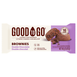 Good To Go Double Chocolate Brownies - 2 x 20g