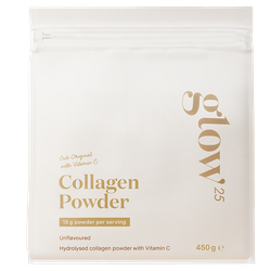 Glow25 Collagen Powder Unflavoured – 450g