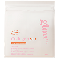 Glow25 Collagen Plus Powder Unflavoured – 450g