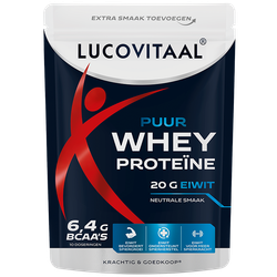 Lucovitaal Puur Whey Proteïne Poeder - 10 doseringen