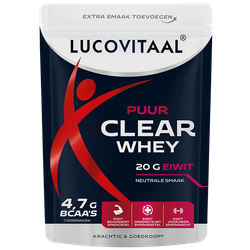 Lucovitaal Puur Clear Whey Poeder - 7 doseringen